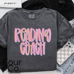 Reading Coach Shirt, Reading Coach Teacher Shirt
