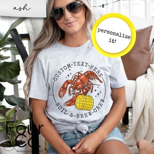 Personalized Crawfish Shirts, Custom Crawfish Boil Shirts, Crawfish Shirt, Crawfish Season Shirt