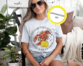Personalized Crawfish Boil Shirt, Custom Crawfish Season Tee