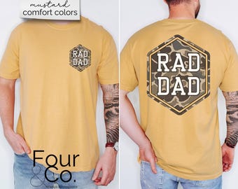 Rad Dad Camo Shirt, Father's Day Gift, Gift for Dad