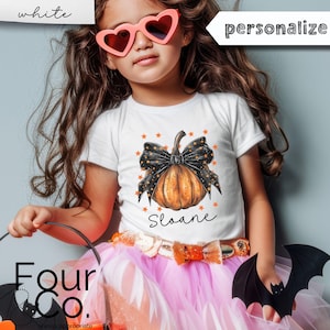 Personalized Coquette Halloween Girl Shirt, Girl Halloween Shirt