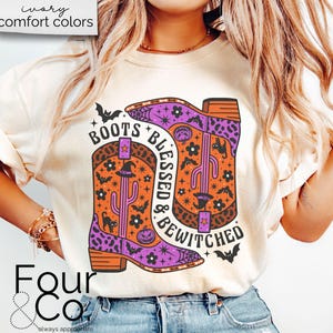 Halloween Shirt, Western Halloween Shirt, Halloween Boots Shirt