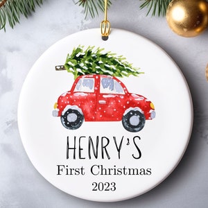Personalized Baby&#39;s First Christmas Ornament, Ornament for Baby, Christmas Ornament for Baby, Baby&#39;s First Christmas Gift