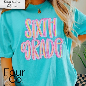 Sixth Grade Teacher Shirt, 6th Grade Teacher Shirt, Teacher Shirts, Grade Level Teacher Shirt