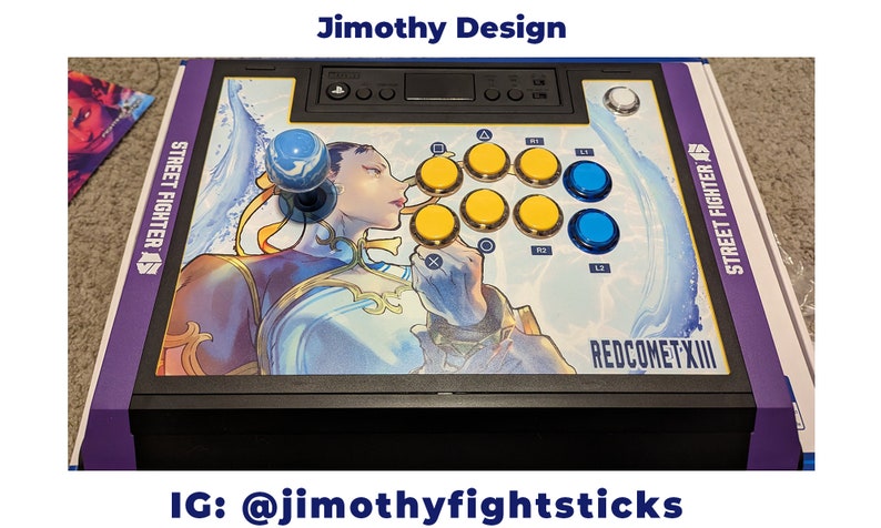 Custom Fightstick Art Designs MADE TO ORDER image 2