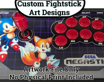 Custom Fightstick Art Designs (MADE TO ORDER)