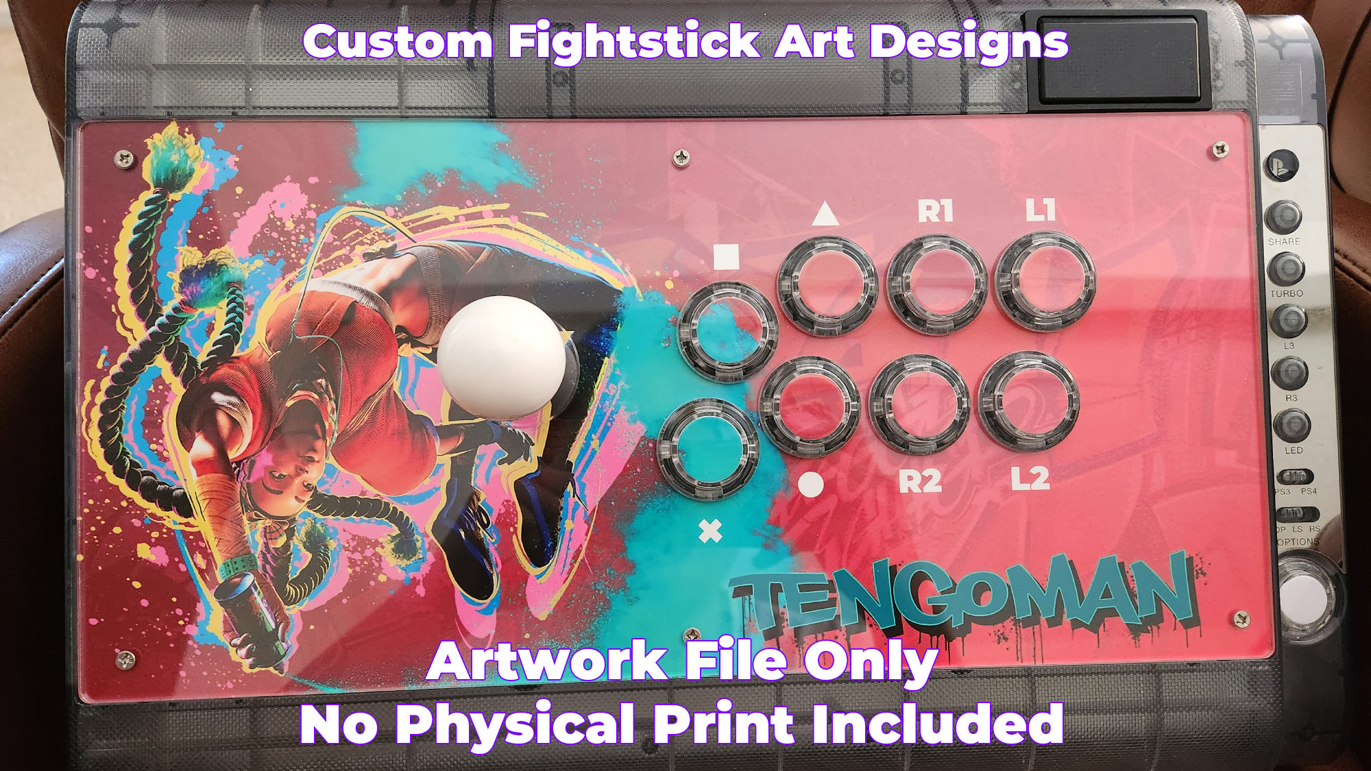 Custom Fightstick Art Designs Etsy