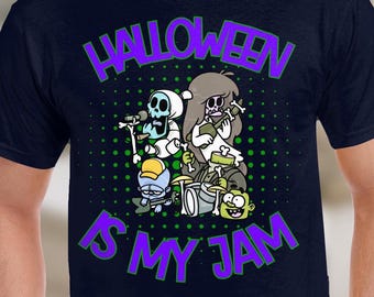Lustiges Halloween Shirt-Unisex-Halloween ist meine Jam Zombie Band T-Shirt, Halloween T-Shirt, lustiges Halloween Hemden