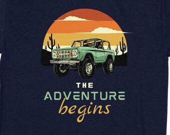 The Adventure Begins Shirt,Family Road Trip Shirt,Road Trip Matching Shirts,Travel Shirt,Adventure Shirt,Camping Matching Shirts,Kids