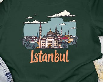 Vintage Istanbul T-Shirt: Turkey Travel Souvenir Tee