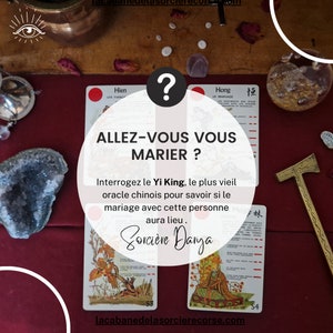 Tirage Tarot/Oracle Yi king : Allez-vous vous marier avec cette personne ?