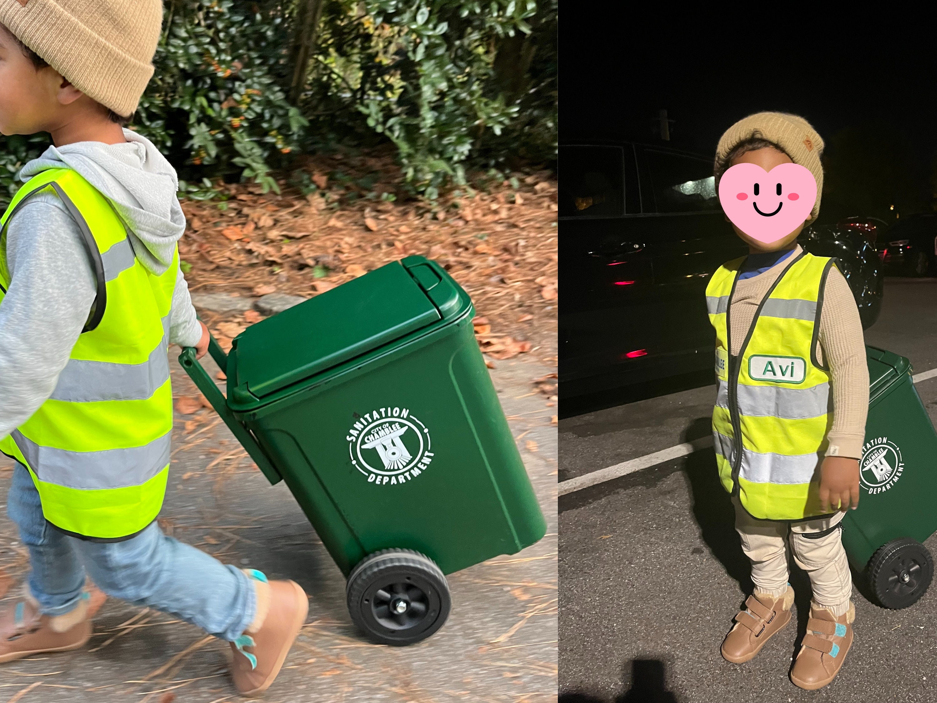 Kid's Trash Can Custom Kids Trash Costume Toddler Montessori Practical