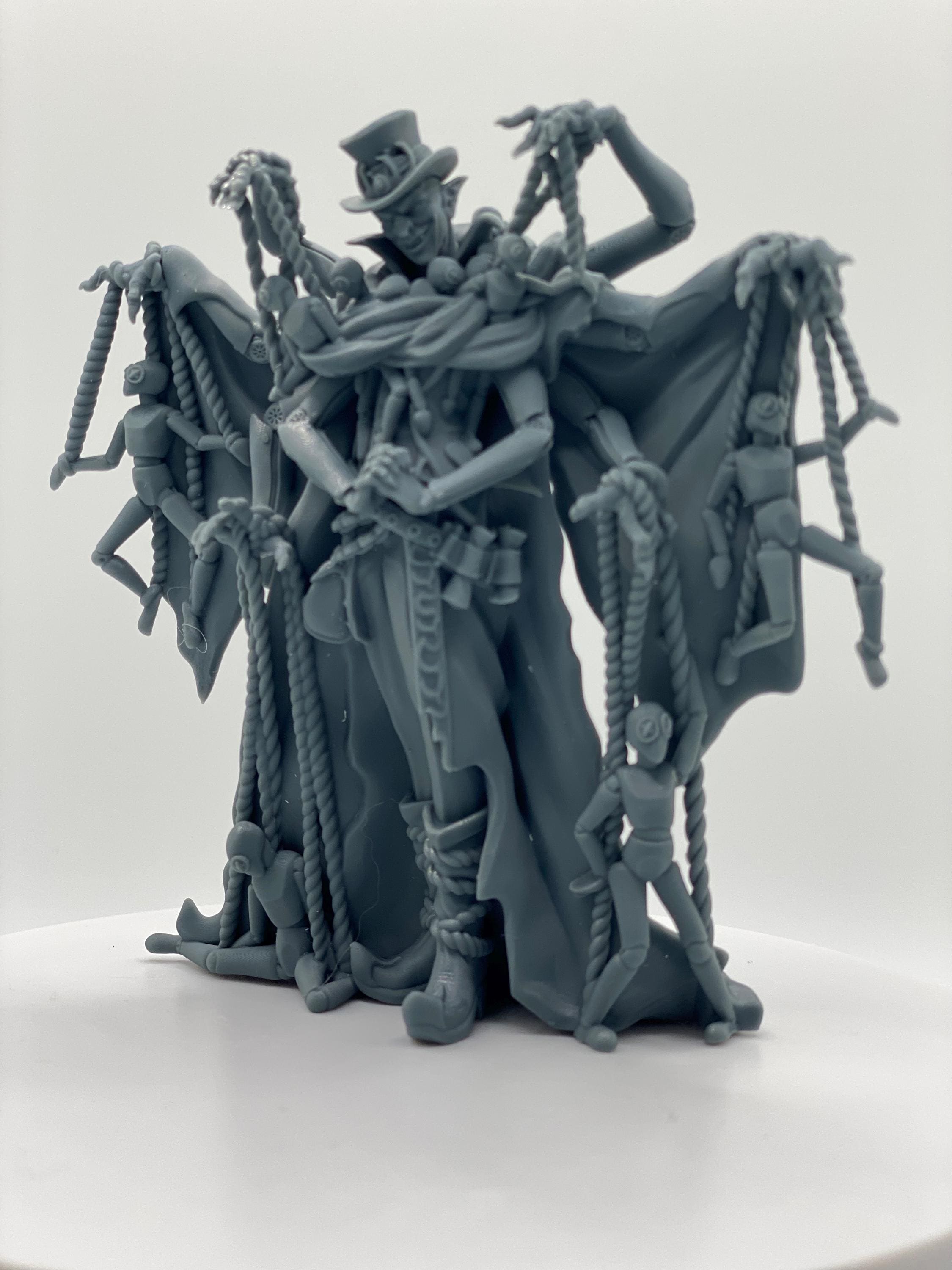 Puppet Master Miniature With Puppets, Resin Printed Dnd Figure