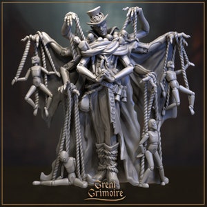 Puppet Master & Puppets by Great Grimoire Tabletop DnD Fantasy Resin Printed 35mm and 75mm