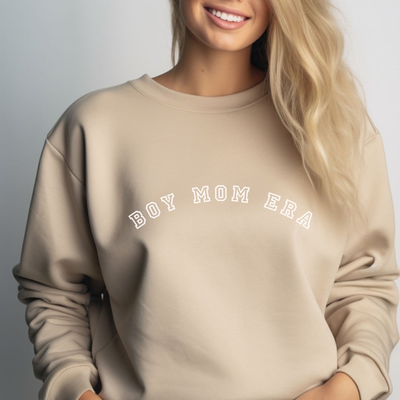 Boy Mom Era Crewneck Sweatshirt image 4