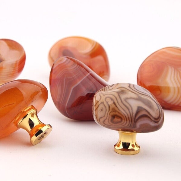Agate Drawer Pulls Etsy