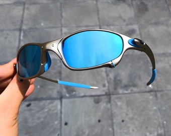 Juliet light blue sunglasses Cyclops Cycling Sunglasses Polarized y2k Brazilian funk sunglasses x metal x men blue details