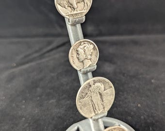 Metal Detector Coin Holder: Coin Display Stand