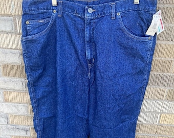 NWT Vtg 80s Stretch Denim Jeans by Chic size 22W (36in Waist) Blue