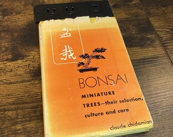 BONSAI Miniature Trees by Claude Chidamian 1955 Hardcover Dust Jacket