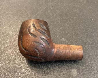 Dr. Grabow Lerche Imported Briar geschnitzt texturiert Nachlass Tabak Pfeife Stummel Nur