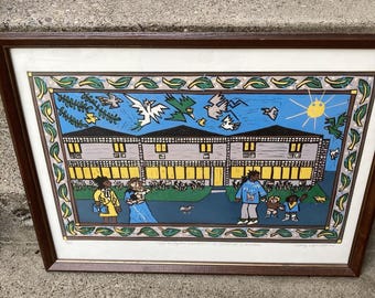 Mary Hamilton Signed Numbered Print The Program Center A Second Chance 18/50 Art
