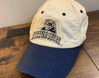 Pitt Panthers Y2K Logo Hat Champion OSFA Strapback Pittsburgh Big East Era Vtg