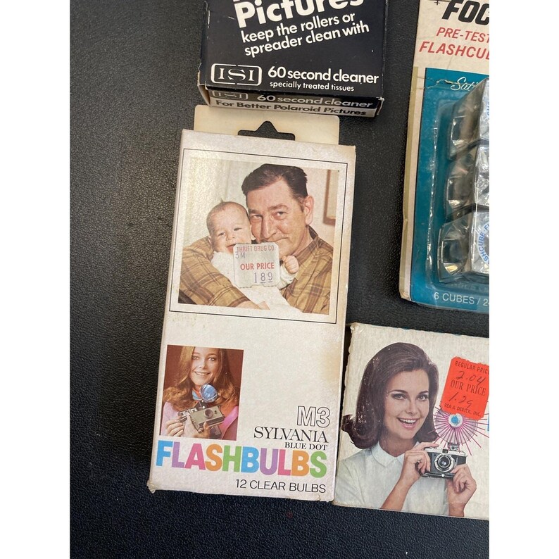 Polaroid Kodak Bulbs Cleaner Optical Filter Print Mount Some Incomplete Vtg Lot image 3