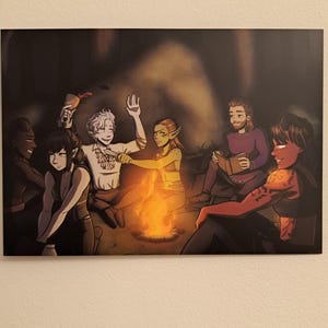 Companions at Camp Print