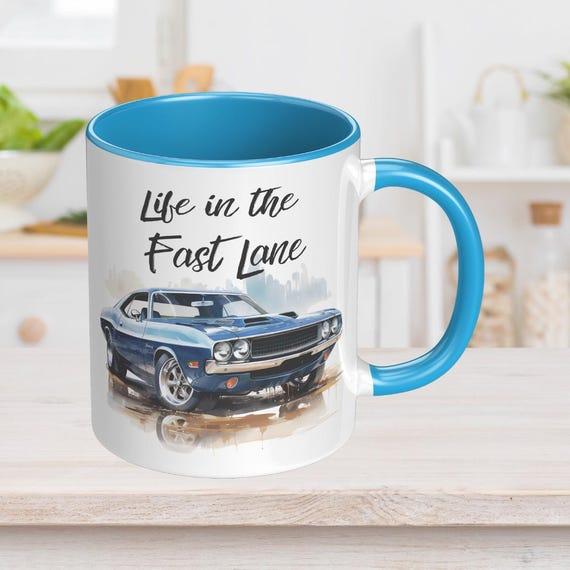 【新品未使用】CHALLENGER CLASSIC CUP CHALLENGER CLASSIC CUP 1970 Dodge Challenger Ad Coffee Cup Mug