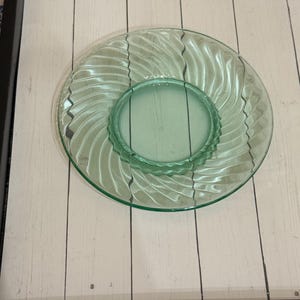 Uranium Imperial Ohio Green Saucer Read Description