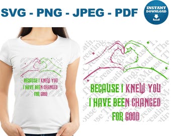 Wicked Musical Quote SVG Cut file (svg, png, jpeg, pdf)