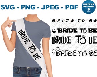 Bride To Be Star, Wizard, Mickey (Digital Download) Pop Culture Mashup SVG PNG Retro Fantasy Adventure Shirt Design Cricut Digital Download