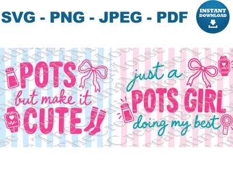 POTS SVG Bundle Cute POTS Girl Png Dysautonomia Awareness Chronic Illness Shirt Cricut Cut Files Spoonie Digital Download