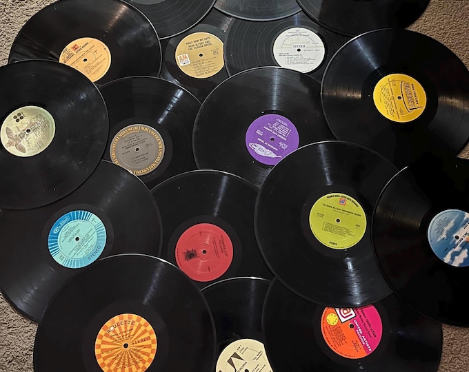 Vintage Vinyl Records 12" Inch - LP ONLY - NO Sleeves!