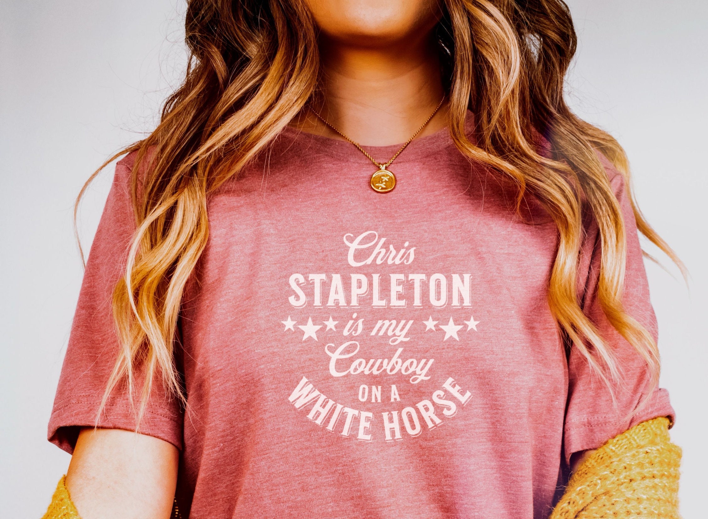 Chris Stapleton Horse Oversized Crew Sweatshirt