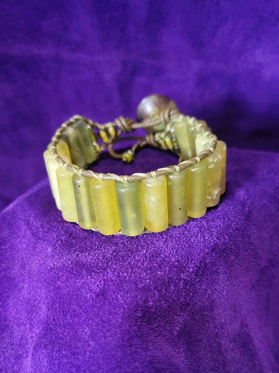 Jade Journey Pathway Bridge Bracelet - image 2