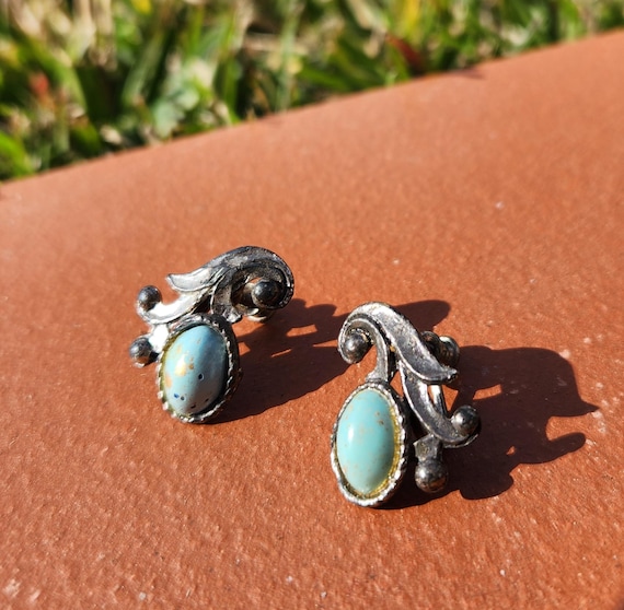 Art Nouveau Floral Earrings