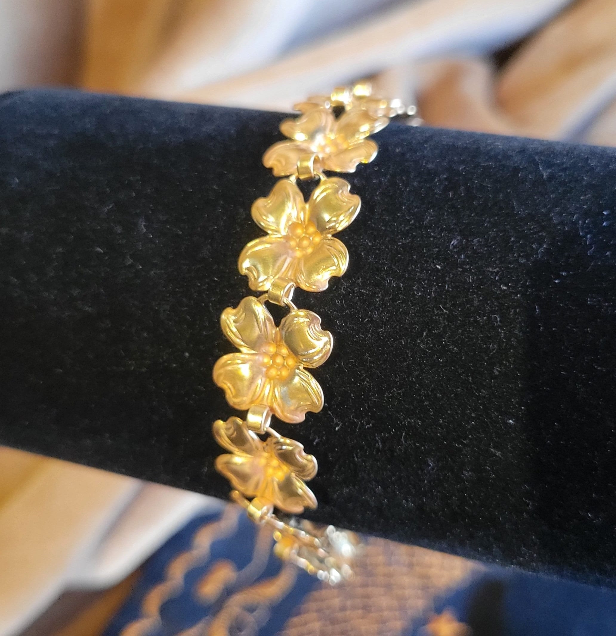 Vintage Forget Me Not Bracelet - Etsy
