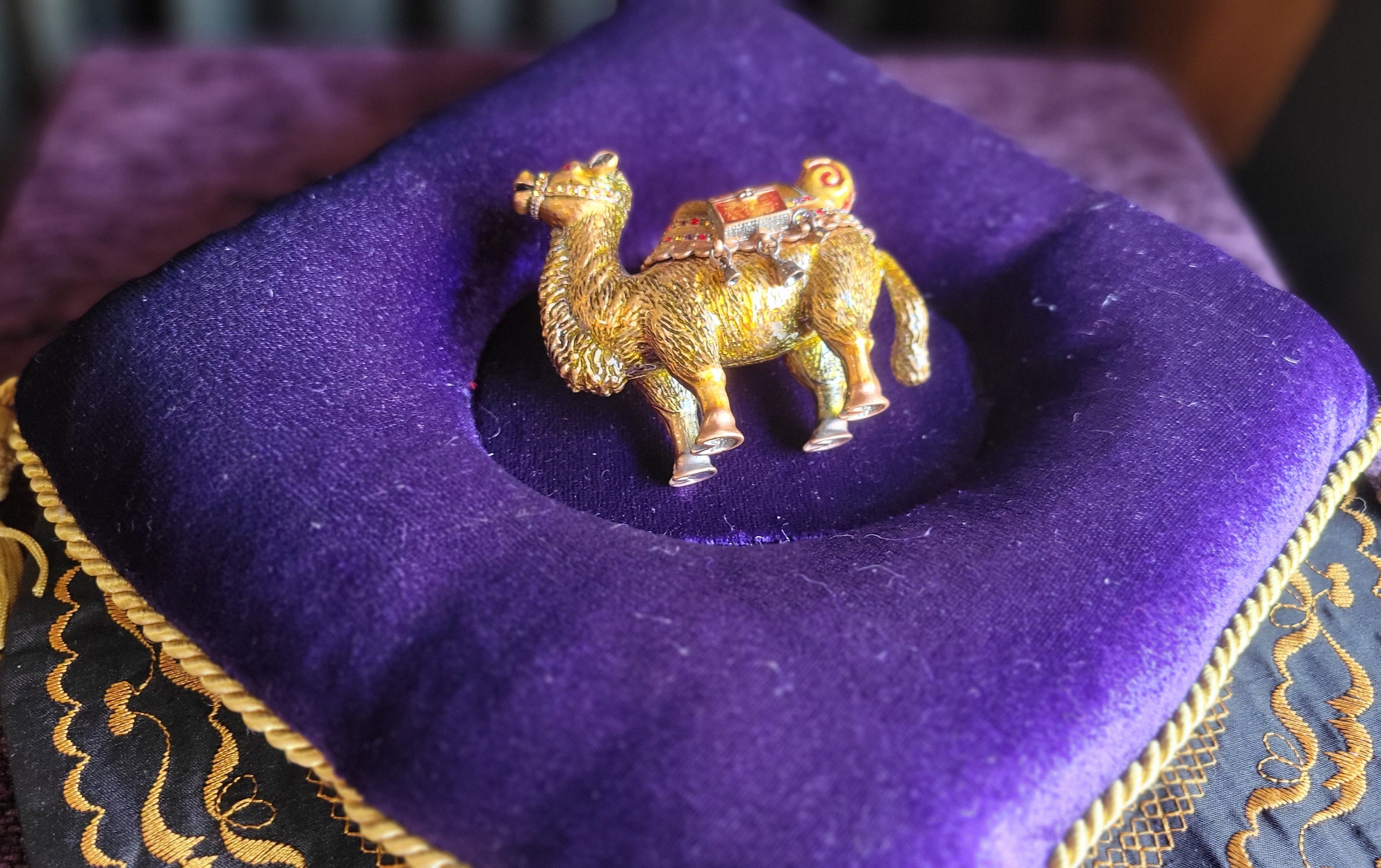 1980s Jeweled Camel - Etsy