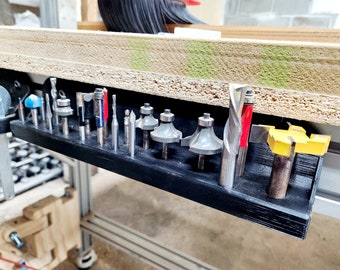 CNC Multiple Size Router Bit Holder