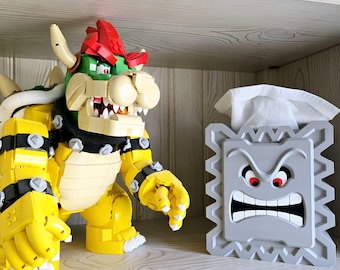 Super Mario Brothers Thwomp Block, Tissue Cover OR Piggy Bank