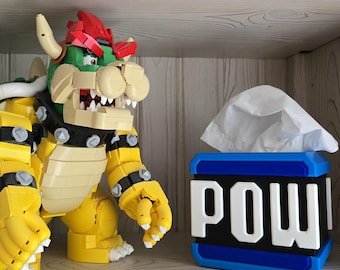 Super Mario Brothers POW Block, Tissue Cover OR Piggy Bank