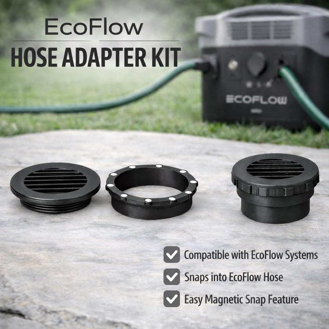 Ecoflow WAVE 2/wave 3 Hose Adapter Kit for Wall, Window, Sunroof