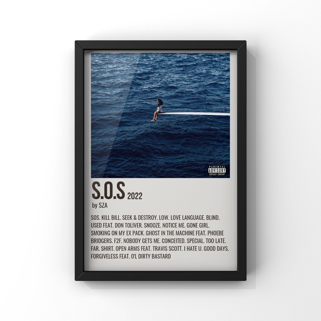 SZA S.O.S Album Cover Print - Etsy