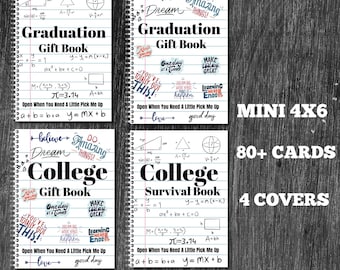 Printable College Gift Card Book Mini: DIY Student Care Package (Digital Download