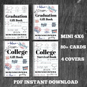 College Geschenkkarte Buch Mini, College Care Paket, druckbare College Geschenkkarte Buch, erstes Jahr College Geschenk Eltern, nachdenkliches College
