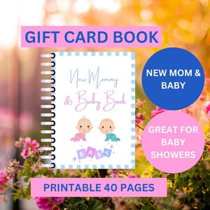 Baby douche cadeau kaart boek, baby douche cadeau, zwangerschap geschenken, baby als cadeau, nieuwe moeder geschenken, moeder als cadeau, nieuwe ouder cadeau