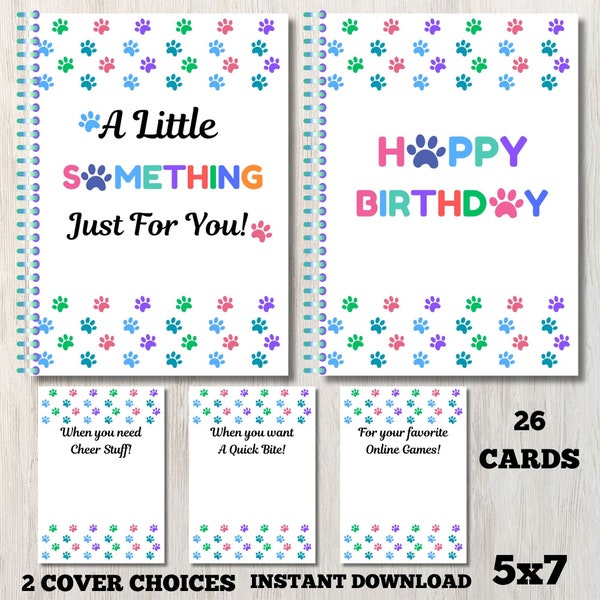 Gift Card Book, Birthday Gift Card Book, Teen Gift Card Book, Gift for Mom, Adult Gift Card Book,  Girls Gift Card Book, Boys Gift Card Book