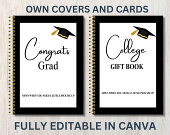 College Geschenkkartenbuch: Anpassbares Erstes Jahr Geschenk (Digitaler Download)